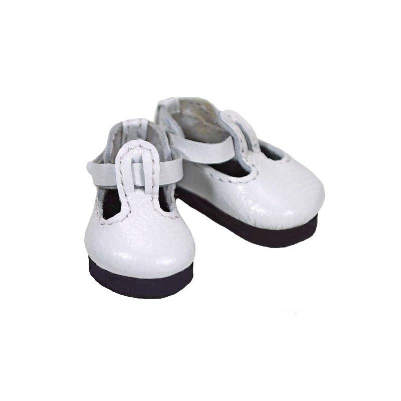 Doll t-strap shoe with rubber sole