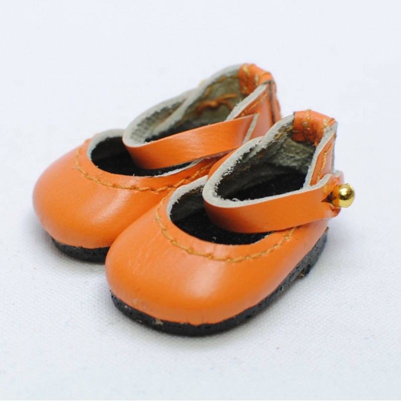 RED 38mm Patent Mary Janes Doll Shoes