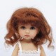 Mohair wig middle long with curles