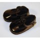 Doll t-strap shoe with rubber sole