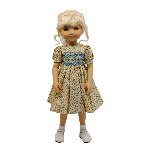 floral smocked dress 36cm