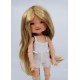 Wig straight medium long 8-9