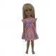 Richly embroidered dress pink 33cm
