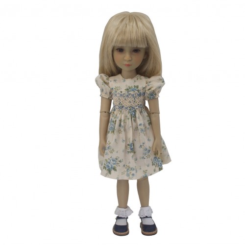 Smokkleid mit Rosen 33-36cm