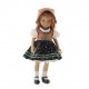 Dress with smocked pinafore 24 cm