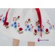 Richly embroidered dress red embroidery 29cm