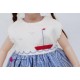 Sailorette Dress with embroidery 28cm