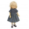 Simple dress with denim bodice 24 cm