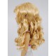 Doll wig long curles sidepart 8-9