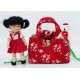 Mini doll traveling bag