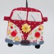 Key Case VW Camper red