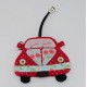 Key Case VW Beetle red