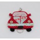 Key Case VW Beetle red