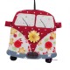 Key Case VW Camper red