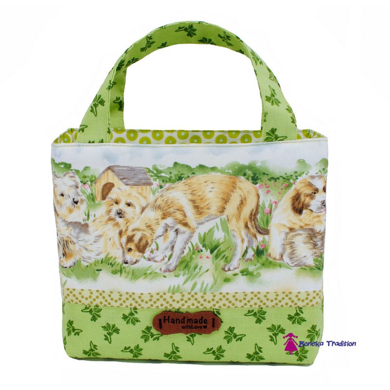 treat bag dogs green