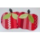 Pot holder set red apples