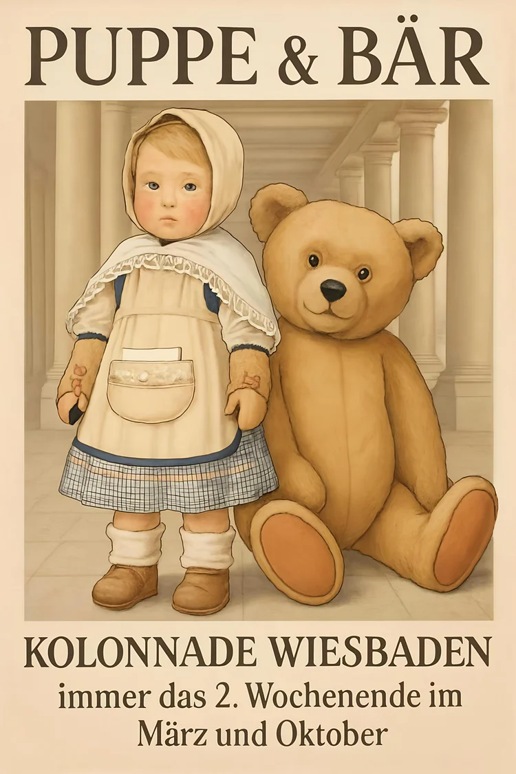 Puppe und Bär Wiesbaden