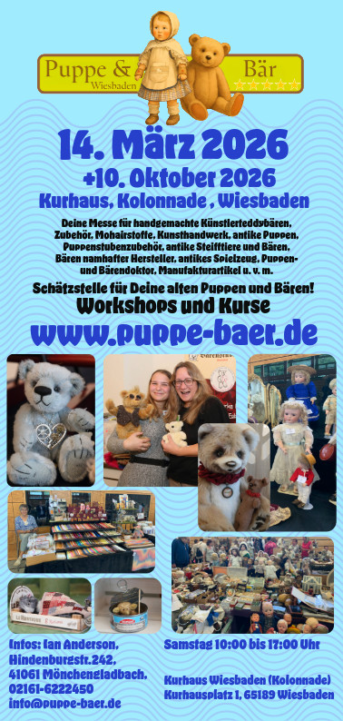 Puppe und Bär Flyer